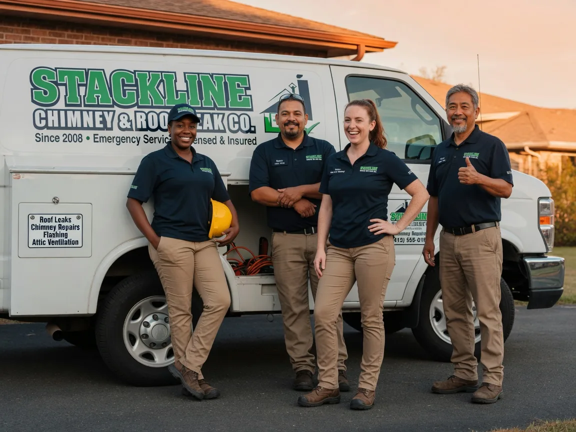 Chimney flashing repair company in Mustang, OK
